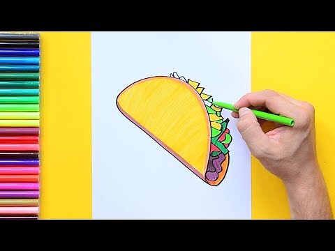 How to draw a Taco