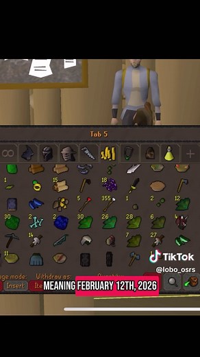 Starting the Year-Long Loot Tab Project in OSRS