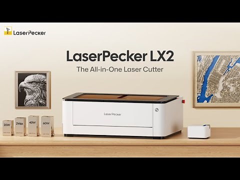 LaserPecker LX2 - The All-in-One Laser Cutter