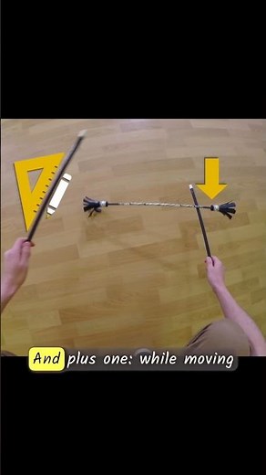Flower Stick & Devil Stick Trick 1/7: Helicopter 🚁 (Beginner Tutorial)