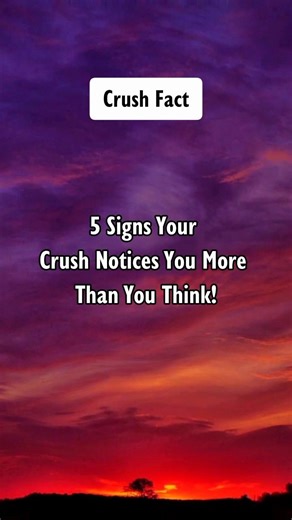 5 Signs Your Crush Notices You More Than You Think! #shorts #psychologyfacts