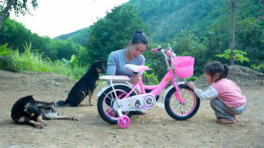 Saya membangun kehidupan di desa pegunungan