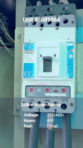 250kW Kohler Rehlko Diesel Generator | Load Bank Test | Generator Source