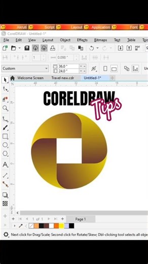 Coreldraw Tips | Coreldraw Tutorials | Coreldraw 2026 #coreldraw #trending #viral #shortsfeed