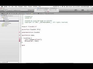 Objective-C on the Mac L37 - Class Extensions