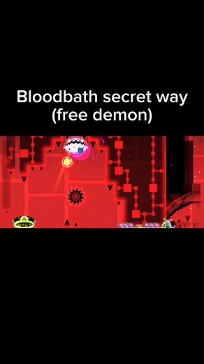 Bloodbath Secret Way in Geometry Dash