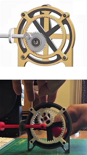 Rotary to Reciprocating Motion Explained || Simple Mechanism, Powerful Motion 🤯 #3d #shorts #cad