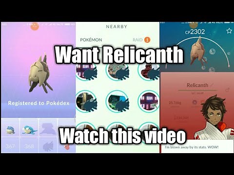 How to find Relicanth in Pokémon Go