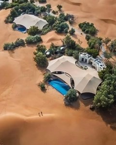 Menită să evoce tradiția beduină din Dubai, Al Maha, A Luxury Collection Desert Resort & Spa transportă oaspeții într-o altă lume. 📸 @dashatravels #VisitDubai | Visit Dubai