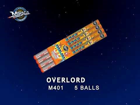 Overlord Candles by Miracle Fireworks -- M401