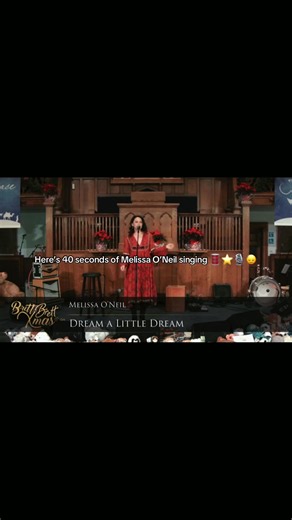 Melissa O'Neil singing — Daily dose pt.2 (40s clip)