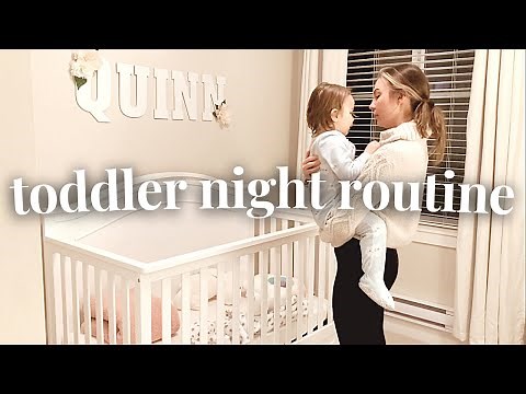 REALISTIC NIGHT ROUTINE OF A 2 YEAR OLD | Toddler Bedtime Routine 2022 | Taylor Marie Motherhood