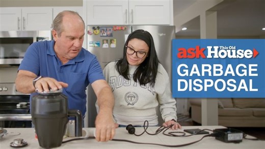 How to Install a Garbage Disposal with an Air Switch | Ask This Old House | Mark Vanderveen