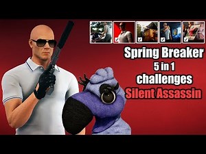 HITMAN 2 - Spring Breaker 5 Challenges in 1 Pack | Miami