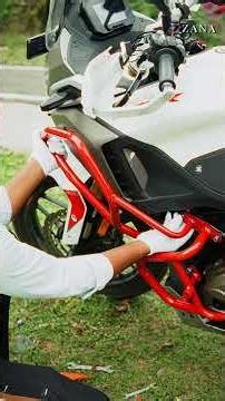 Zana New Crashguard - Tvs Rtx 300 with slider