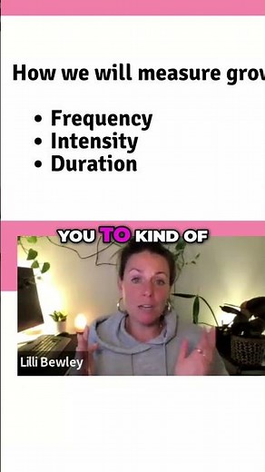 Measuring Personal Growth: Frequency, Intensity, Duration #shorts
