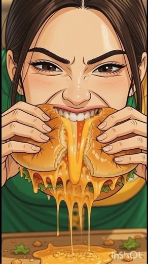 🔥🥪SUBWAY CHEESY CHICKEN SUB | " #viralfood #cheesychicken #handdrawn