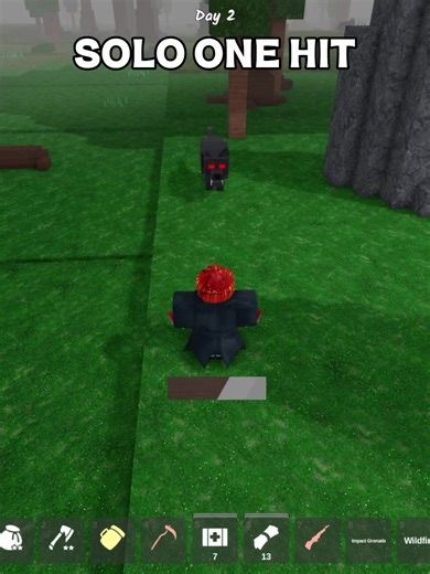 SOLO ONE HIT: Dominating the Forest in Roblox