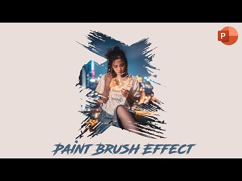 Awesome Paint Brush Animation Tutorial in PowerPoint (3/4) | Picture Paint Stroke Animation