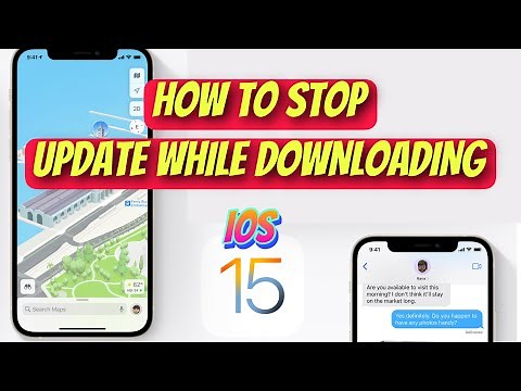 How To Stop iOS 15 Update While Downloading | iPhone, iPad