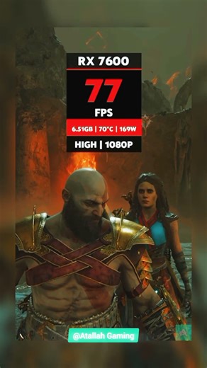 RX 7600 vs God of War Ragnarök ⚔️ Graphics & FPS Test!