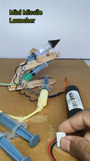 Mini Missile Launcher project #science #experiment