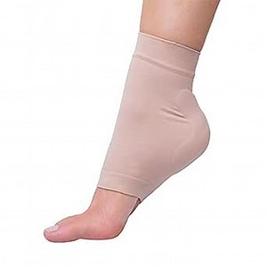 ZenToes Achilles Tendon Support Sleeve, Padded Compression Sleeve for Achilles Tendonitis Relief & Haglunds Heel, Washable Padded Socks & Heel Protectors for Bursitis Relief, 1 Pair