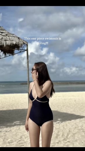 #onepiece #blue #beach #swimwear #summerfits