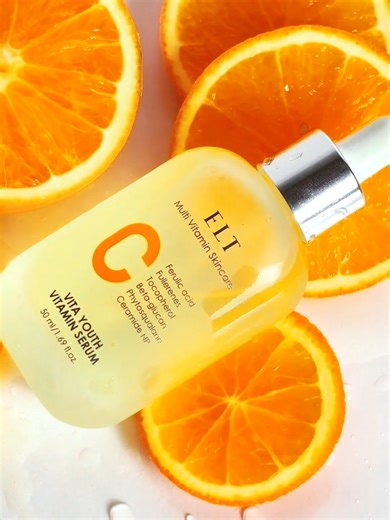 🌿 Fresh. Radiant. Vitamin-powered. A daily serum to awaken your skin and bring back its natural glow. 💛 ELT Vita Youth Vitamin Serum 💛 #elt #eltvitayouth #eltcosmetics #eltvitamin #vitamin #eltserum