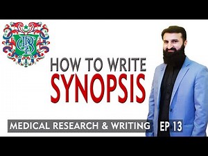 13. How to write a synopsis PART 1 | CPSP | FCPS