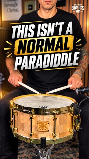 This Isn't a Normal Paradiddle Drum Exercise