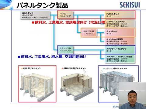 パネルタンクの種類と用途について
