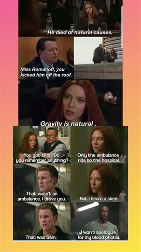 Natasha Romanoff Savage Moments 😂🔥 | Black Widow Roast | MCU Memes #shorts