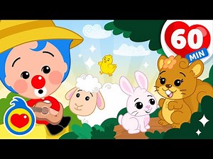 1, 2, 3, Animalitos! 🐶🐢 Y Más Canciones Infantiles de Animalitos (60 Min) | Plim Plim