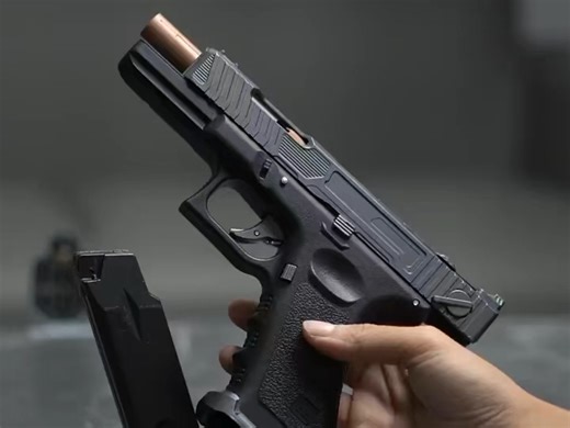 格洛克竞技版G17s6mm格洛克颜值天花板，CNC滑套，下主体改为一体全金/可空仓挂机可快拆， 重量900多克/