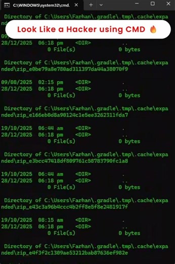 This Simple CMD Command Looks So Cool #shorts