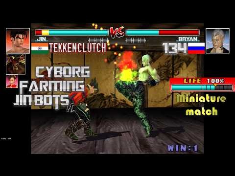 Tekken 3 Online - CLUTCH (Jin+friends) vs 134 (Bry) Miniature match [ft10]