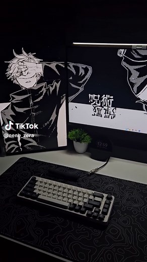 Papéis de Parede Pretos para Setup em TechTok
