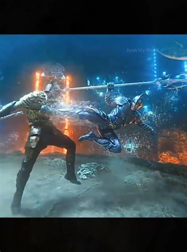 Aquaman vs Karathen 🔱 The Trident of Atlan Scene 😱 #aquaman #mera #oceanmaster #atlanna #karathen