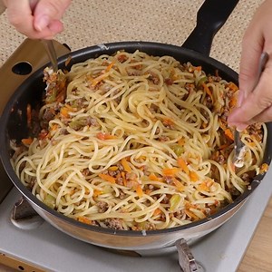 This spaghetti recipe is so delicious that I want to cook it every day. | SuperYummy