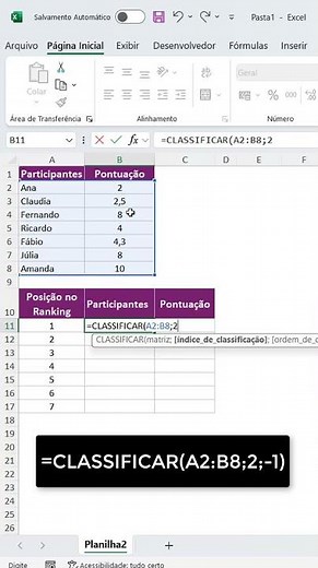How to Rank in Excel with the SORT Function: Practical Tips