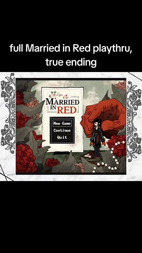 Married in Red // Playthru // True Ending #marriedinred #studioinvestigrave #videogame #racheldrawsthis #fyp