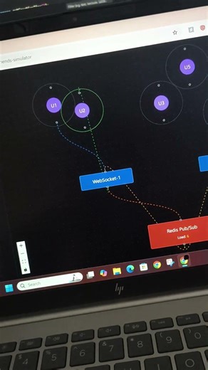 Find nearby friends simulator for system design #backend #systemdesign
