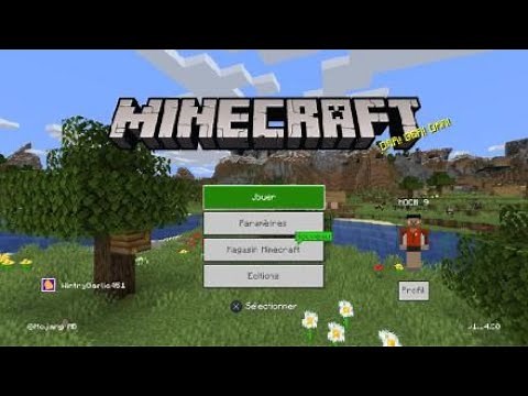 COMMENT CONNECTE SON COMPTE MICROSOFT SUR MINECRAFT PS4