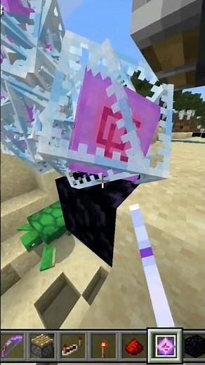 End crystal launcher #minecraft #tnt