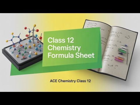 Class 12 chemistry formula sheet|| TN board || Tamil