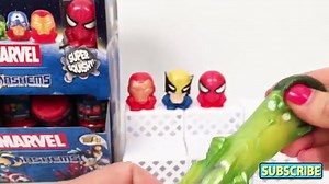 Marvel Mashems AVENGERS SUPERHEROES Spiderman, Captain America, Hulk