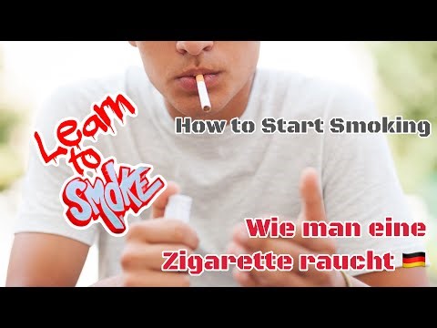 Wie man eine Zigarette raucht 🇩🇪