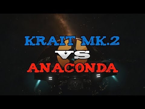 Krait Mk2 vs Anaconda PvP - Elite Dangerous