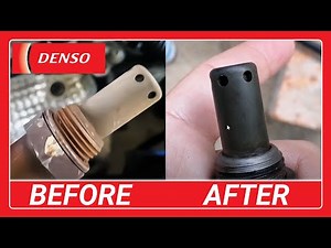 #howto clean oxygen sensor | #diy service o2 sensor alza | remove carbon gunk easy #car